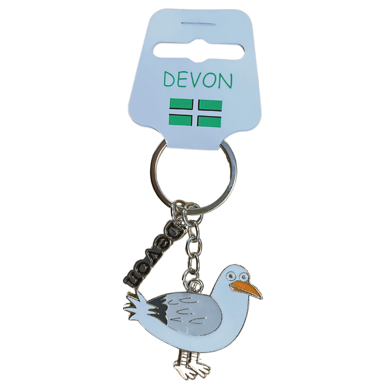 Devon Seagull Metal Keyring