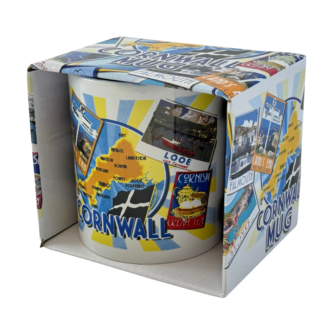 Cornwall Poster Scenes Mug