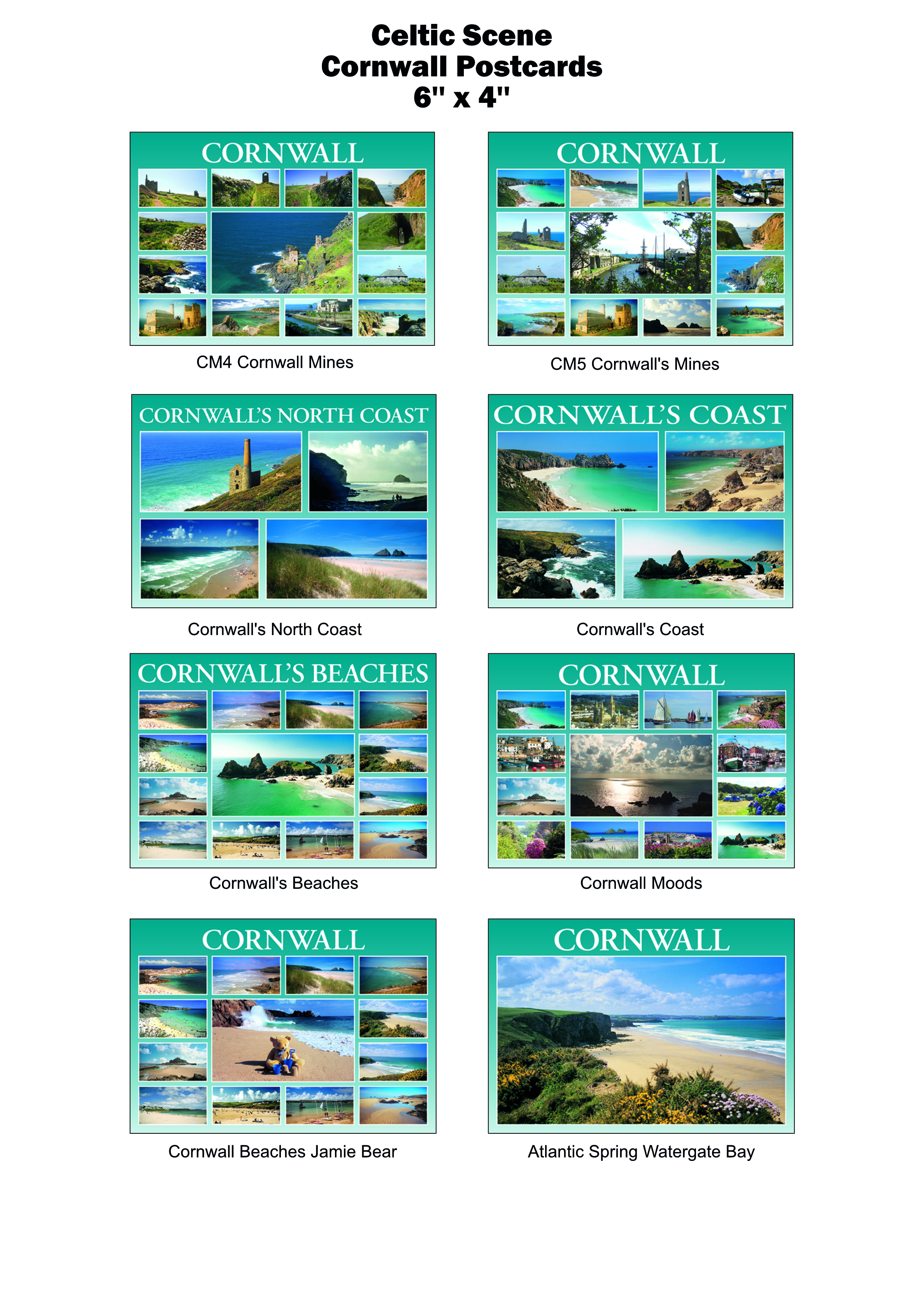 Cornwall Celtic Scene Postcards Cornwall Page 2
