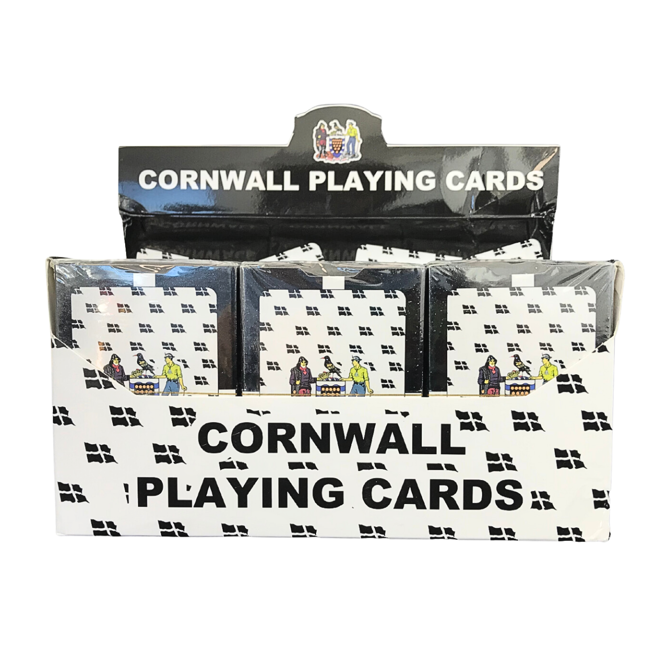 Cornwall Flag and Crest Playing Cards