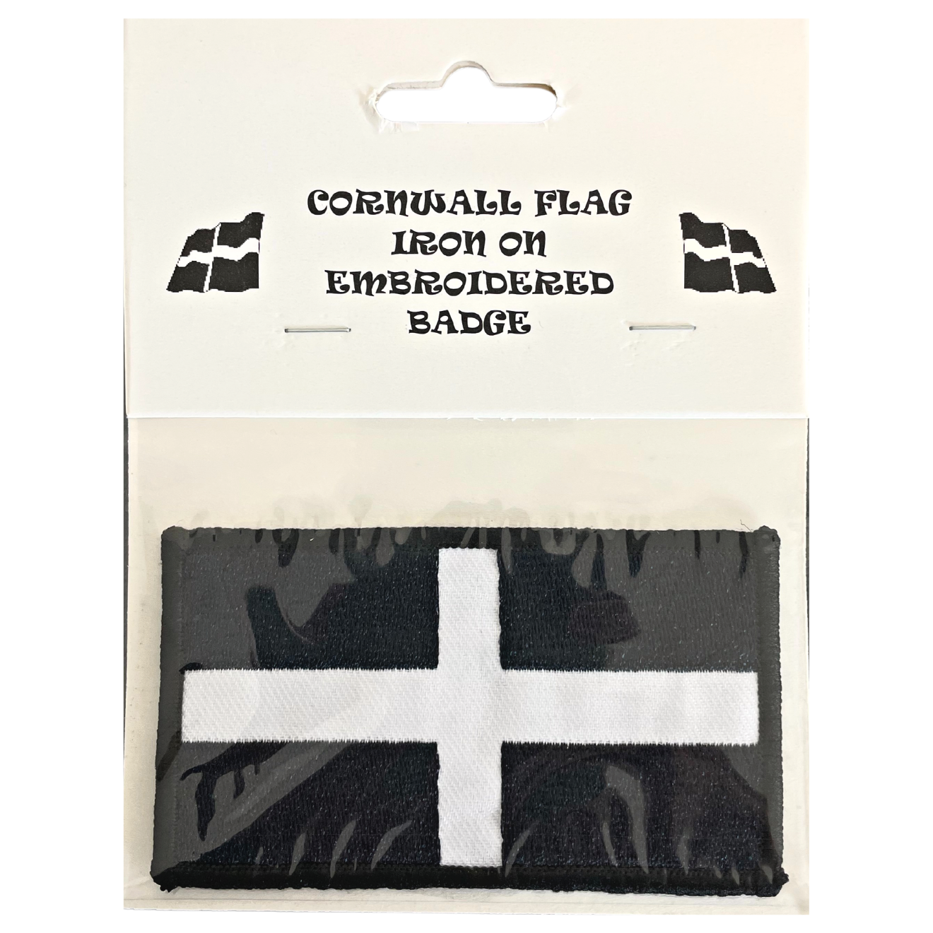 Cornwall Flag Iron On / Sew On Badge